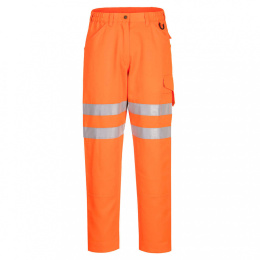 spodnie robocze do pasa ostrzegawcze Eco EC40 Portwest pomarańczowe