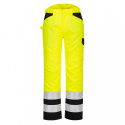 spodnie robocze do pasa serwisowe PW2 ostrzegawcze PW241 Portwest żółto-czarne