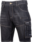 krótkie spodenki robocze jeans L40708 Lahti Pro czarne