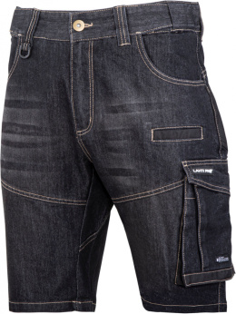 krótkie spodenki robocze jeans L40708 Lahti Pro czarne