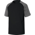 t-shirt robocze 100% bawełna GENOA Delta Plus czarno-szara