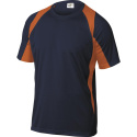 t-shirt roboczy BALI Delta Plus granatowo-pomarańczowy