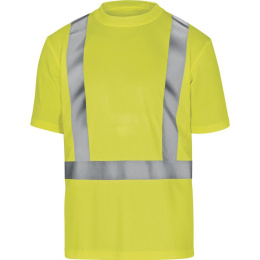 t-shirt roboczy ostrzegawczy COMET Delta Plus żółty