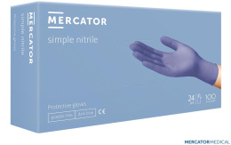 rękawice ochronne jednorazowe nitrylowe RMM-SIMPLENIT Mercator Medical