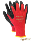 rękawice robocze OX-DRAGOS Ogrifox czerwono-czarne