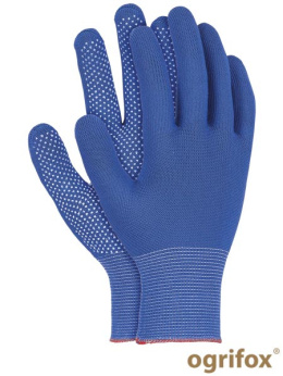rękawice robocze OX-DOTUA Ogrifox niebieskie