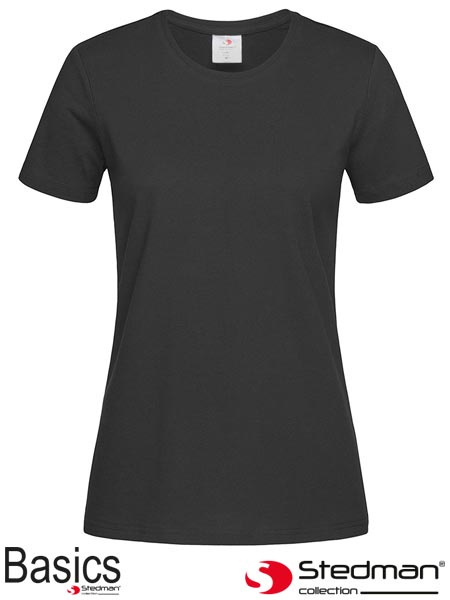 t-shirt damski SST2160 Stedman czarny
