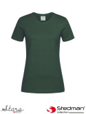 t-shirt damski SST2600 Stedman zielony butelkowy