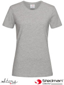 t-shirt damski SST2600 Stedman szary heather
