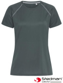 t-shirt damski SST8130 Stedman granite grey