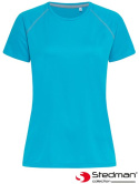 t-shirt damski SST8130 Stedman niebieski