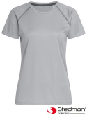 t-shirt damski SST8130 Stedman silver grey