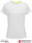 t-shirt damski SST8500 Stedman biały