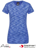 t-shirt damski SST8900 Stedman king blue melange