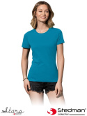 t-shirt damskie ST2600 Stedman niebieski oceaniczny