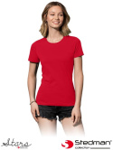 t-shirt damskie ST2600 Stedman czerwony