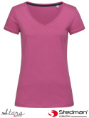 t-shirt damski V-NECK SST9130 Stedman różowy
