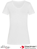 t-shirt damski V-NECK SST9510 Stedman biały