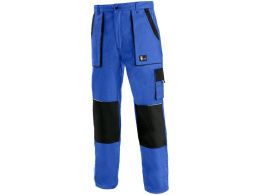 spodnie robocze do pasa męskie Luxy Josef przedłużony wariany 194cm CXS Canis niebiesko-czarne