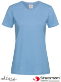 t-shirt damski SST2600 Stedman jasnoniebieski