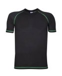 t-shirt funkcyjny H10039 Trip Ardon czarno-zielony