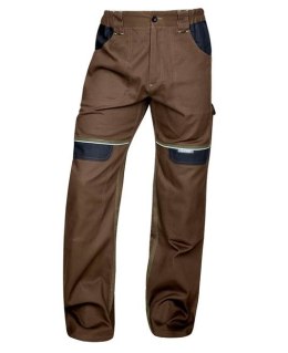 spodnie robocze do pasa Cool Trend H8960 Ardon przedłużone brązowe