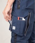 spodnie bhp męskie H6481 Ardon Urban+ przedłużone granatowe