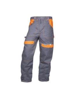 spodnie robocze do pasa Cool Trend H8309 Ardon skrócone szaro-pomarańczowe