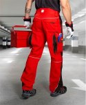 spodnie do pasa męskie H6493 Urban+ Ardon przedłużone jasnoczerwone