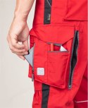 spodnie robocze męskie Ardon H6493 Urban+ przedłużone jasnoczerwone