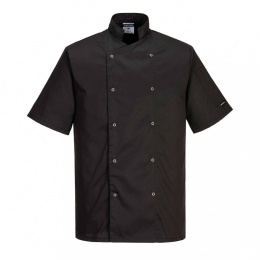 bluza robocza szefa kuchni Cumbria C733 Portwest czarna