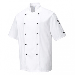 bluza robocza szefa kuchni Kent C734 Portwest biała