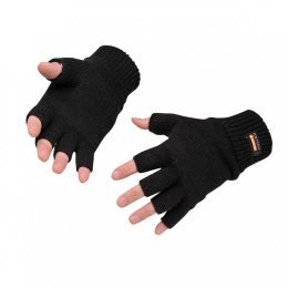 rękawice robocze dziane bez palców z Insulatexem GL14 Portwest czarne