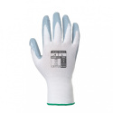 Portwest Flexo Grip A319 rękawice robocze powlekane nitrylem szaro-białe