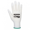 Portwest A121 rękawice robocze z palcami powlekanymi PU białe