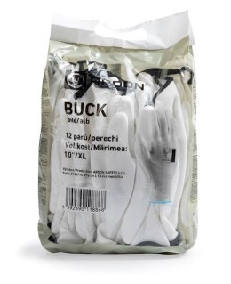rękawice robocze powlekane PU Safety Buck/White AR9003 Ardon białe