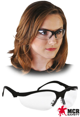 okulary ochronne MCR-Klondikep transparentno-czarne