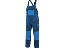 spodnie robocze ogrodniczki męskie Luxy Robin CXS Canis granatowo-niebieskie