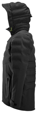 kurtka przeciwdeszczowa pikowana Snickers Workwear 1950 FlexiWork czarna