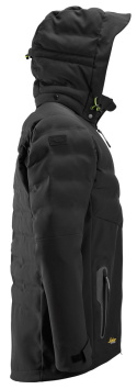 wiatroszczelna kurtka męska pikowana FlexiWork 1950 Snickers Workwear czarna