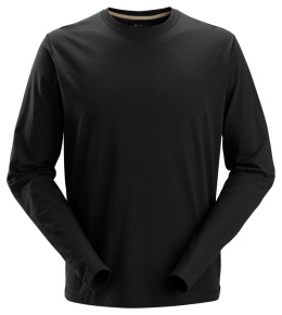 t-shirt roboczy z długim rękawem 2496 Snickers Workwear czarny