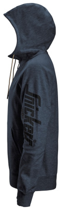 bluza męska na suwak z kapturem logo Snickers Workwear 2895 granatowa
