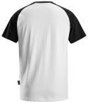koszulka bhp 2-kolorowa 2550 Snickers Workwear biało-czarna