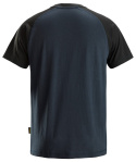 koszulka bhp 2-kolorowa 2550 Snickers Workwear granatowo-czarna