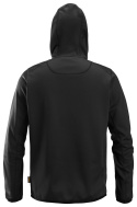bluza bhp polarowa z kapturem na suwak AllroundWork 8058 Snickers Workwear czarna