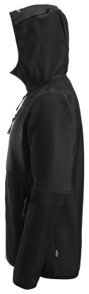 bluza męska z kapturem na suwak 8044 FlexiWork Snickers Workwear czarna