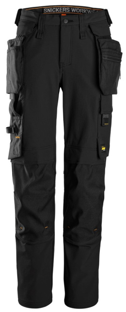 spodnie robocze do pasa damskie z odpinanymi workami kieszeniowymi Full Stretch AllroundWork 6771 Snickers Workwear