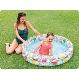 INTEX 59421 Basen dmuchany 122 x 25 cm - tani okrągły basen ogrodowy dla dzieci - sklep online