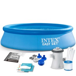 Intex 28108 basen ogrodowy rozporowy - tani okrągły basen rodzinny - sklep online