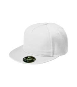 czapka z daszkiem Unisex Rap 5P 301 Malfini biała
